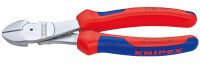 KNIPEX 74 05 180 - Diagonal-cutting pliers - Chromium-vanadium steel - Plastic - Blue/Red - 18 cm - 270 g