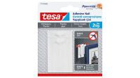 Tesa Adhesive Nail - Indoor - Utility hook - Transparent - Adhesive strip - 2 kg - 2 pc(s)