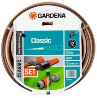 Gardena Classic Schlauch 13mm 1/2  20 m mit Zubehör Gartenschläuche und Gartenschlauchwagen