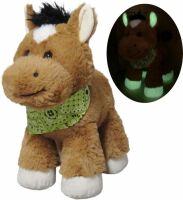 VEDES Großhandel GmbH - Ware Plüsch Pferd Glow in the Dark, 30 cm