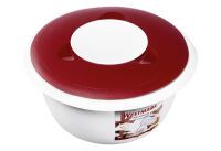 WESTMARK Backschüssel m.Deckel 2,5l rot