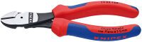 KNIPEX 74 02 160 - Diagonal-cutting pliers - Chromium-vanadium steel - Plastic - Blue/Red - 16 cm - 209 g