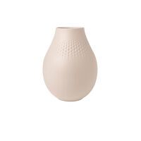 Villeroy & Boch Manufacture Collier beige Vase Perle hoch