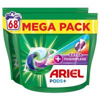 Ariel Waschmittel Pods All-in-1, Color+ Extra Faserpflege Waschmittel, 68 Waschladungen, Farbschutz Und Formerhalt 