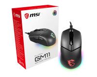 MSI Clutch GM11 Gaming Maus, Black, USB (S12-0401650-CLA)