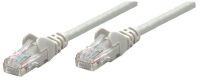 Intellinet Network Patch Cable - Cat6A - 0.25m - Grey - Copper - S/FTP - LSOH / LSZH - PVC - RJ45 - Gold Plated Contacts - Snagless - Booted - Polybag - 0.25 m - Cat6a - S/FTP (S-STP) - RJ-45 - RJ-45 - Grey