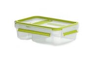 EMSA 518103 - Lunch container - Adult - Green,Transparent - Polypropylene (PP),Thermoplastic elastomer (TPE) - Monotone - Rectangular