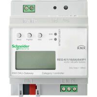 Schneider Electric DALI-Gateway KNX REG-K/1/16 64/64/IP1 lichtgrau