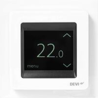 Devi Uhren-Thermostat reg Touch reinweiß TouchDisplay