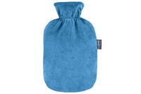 fashy Wärmflasche Flauschbzg.2l blau