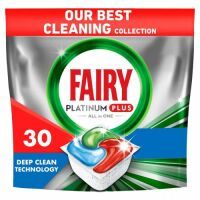 Fairy Platinum Plus Deep Clean All In One Spülmaschinentabs, 30 Tabs