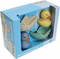 VEDES Großhandel GmbH - Ware SpielMaus Baby Ente und Schiffe 4 Stück