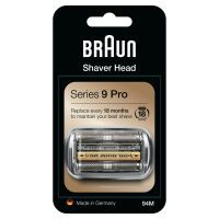 Braun Elektrorasierer Ersatzscherteil 94M, Silber, kompatibel mit Series 9 Pro und Series 9 Rasierern Scherkopf