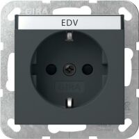 Gira SCHUKO BSF + SH  ANTHRAZIT (446228 SYSTEM 55)