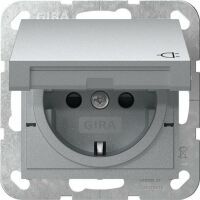 Gira SCHUKO KD + SH SYSTEM 55 F ALU (441426 SYSTEM 55)