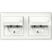 Gira SCHUKO KD+SET IP44+R. 2F RWS (415803 STANDARD 55)