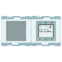 Berker K.1 RADIO DAB+/BT PW GLÄN (30807009 RADIO SET)