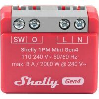 Shelly SCHALTAKTOR WLAN 1X8A (1 MINI GEN4)