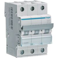 Hager LS-SCHALTER 3P  25A-C 6KA 3PLE (MCN325)