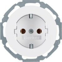 Berker 47452089 - Type F - White - Thermoplastic - IP20 - 250 V - 16 A