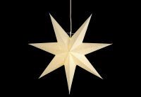 BEST SEASON Stern Sensy Star Papier zum hängen incl. Kabel ohne Leuchtmittel