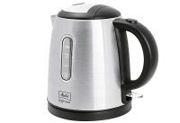 MELITTA Prime Aqua mini Top - 1 L - 2200 W - Black,Stainless steel - Stainless steel - Water level indicator - Overheat protection