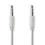 Nedis Stereo-Audiokabel| 3.5 mm Stecker| 3.5| Vernickelt| 1.00 m| rund| - Audio/Multimedia