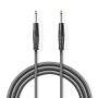 Nedis Mono-Audiokabel / 6.35 mm Stecker / 6.35 mm Stecker / Vernickelt / 3.00 m / Rund / PVC
