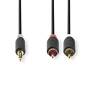 Nedis AUDIOKABEL 3,5MM 2XCINCH 10M (CABW22200AT100)
