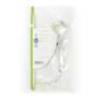 Nedis Stereo-Audiokabel| 3.5 mm Stecker| 3.5| Vernickelt| 1.00 m| rund| - Audio/Multimedia