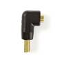 Nedis HDMI -Adapter| Stecker| Buchse| Vergoldet| 90° abgewinkelt| ABS| - Adapter