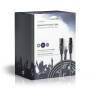 Nedis Balanced Audio-Kabel| XLR 3-Pin Stecker| Buchse| Vernickelt| 20.0 m| - Cable - Audio/Multimedia