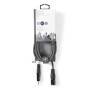 Nedis Balanced Audio-Kabel / XLR 3-Pin Stecker / 3.5 mm Stecker / Vernickelt / 3.00 m / Rund / PVC / Dunkelgrau / Kartonhülle