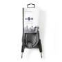 Nedis Mono-Audiokabel / 6.35 mm Stecker / 6.35 mm Stecker / Vernickelt / 3.00 m / Rund / PVC