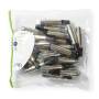 Nedis XLR-Anschluss / Gerade / Buchse / Vernickelt / Lötung / Kabeleingangsdurchmesser: 7.0 mm / Metall / Silber / 25 Stück / Plastikbeutel