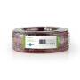 Nedis Lautsprecherkabel| 2x 1.50 mm²| CCA| 100.0 m| rund| PVC| Red Schwarz| - Extension Cable