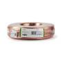 Nedis Lautsprecherkabel| 2x 1.50 mm²| CCA| 100.0 m| rund| PVC| Transparent| - Extension Cable