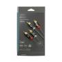 Nedis Stereo-Audiokabel| 2x RCA Stecker|| Vergoldet| 1.00 m| rund| - Audio/Multimedia