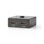 Nedis HDMI ™ Schalter / 3-Port port(s) / 1x HDMI™ Eingang / 2x HDMI™ Eingang / 1x HDMI™ Ausgang / 2x HDMI™ Ausgang / 4K@60Hz / 6 Gbps / Metall / Anthrazit