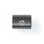 Nedis Toslink Adapter / Toslink Buchse / Toslink Buchse / Gerade / Metall / Gun Metal Grau / 1 Stück / Box