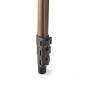 Nedis Stativ / Maximale Belastbarkeit: 2.0 kg / Min. arbeitshöhe: 40.5 cm / Max. Arbeitshöhe: 128.0 cm / 4 Segmente / Pfanne / Tragetasche enthalten / ABS / Aluminium / Bronze / Schwarz