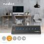 Nedis USB-Hub| 8-Port| QC3.0 USB 3.2 Gen1| Netzstromversorgung Stromversorgungüber