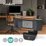 Nedis Webcam| Full HDa30fps| Fixfocus| Eingebautes Mikrofon| Schwarz