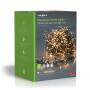 Nedis Weihnachtsbeleuchtung / Cluster / 576 LED's / Warmweiss / 4.20 m / Lichteffekte: 7 / Innen- und Aussenbereich / Netzstromversorgung