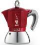 BIALETTI Espressokocher New Moka Induction 4 Tassen rot