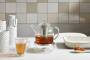 Bredemeijer Teekanne Minuet Santhee 1,2l Glas mit Edelstahlfilter