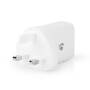 Nedis Netzladegerät / 20 W / PD3.0 20W / Schnellladefunktion / 1.67 A / 2.22 A / 3.0 A / Anzahl der Ausgänge: 1 / USB-C™ / Automatische Spannungswahl / Weiss