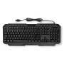 Nedis Wired Gaming Keyboard / USB Type-A / Folientasten / LED / AZERTY / FR-Layout / Stromversorgung über USB / Netzkabellänge: 1.30 m / Multimedia