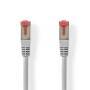 Nedis CAT6-Netzwerkkabel / RJ45 Stecker / RJ45 Stecker / SF/UTP / 15.0 m / Rund / PVC / Grau / Label