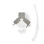 Nedis KEYSTONE ADAP. KAT6 RJ45 (CCGB89730ME     GRAU)